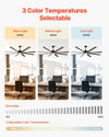 Vevor Ceiling Fan 84" with LED Light 6-Speed Remote Reversible DC Motor Indoor/Outdoor New