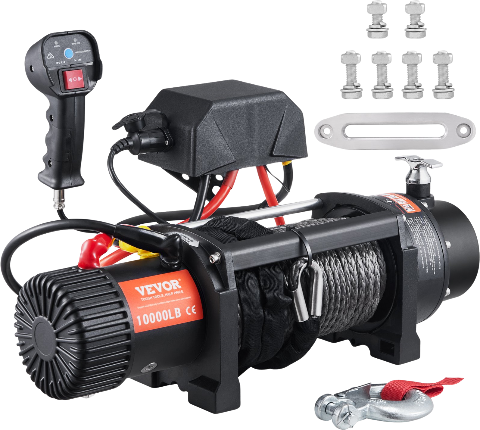 Vevor Electric Winch 10,000 lbs Capacity 7/20