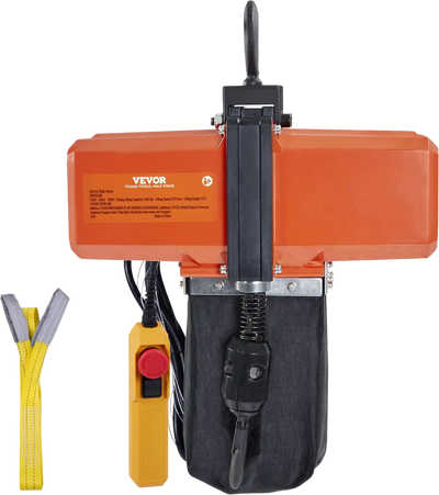Vevor Electric Hoist 1100 lbs Capacity G100 Chain 15' Lift Height 120V Single Phase 10' Wired Remote New