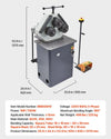 Vevor Electric Pipe and Tube Bender 3-Roller 750W 180° Max Bend 220V 3-Phase New