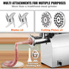 Vevor Meat Grinder Electric 396 lbs/H Capacity 1100W 2 Blades 3 Grinding Plates Sausage Tubes New