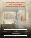 Vevor LED Bathroom Mirror 36" x 60" Anti-Fog and Dimmable Lighting New