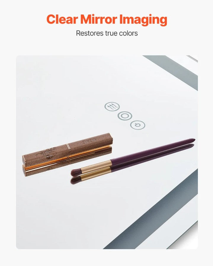 Vevor LED Bathroom Mirror 36" x 72" Anti-Fog and Dimmable Lighting New