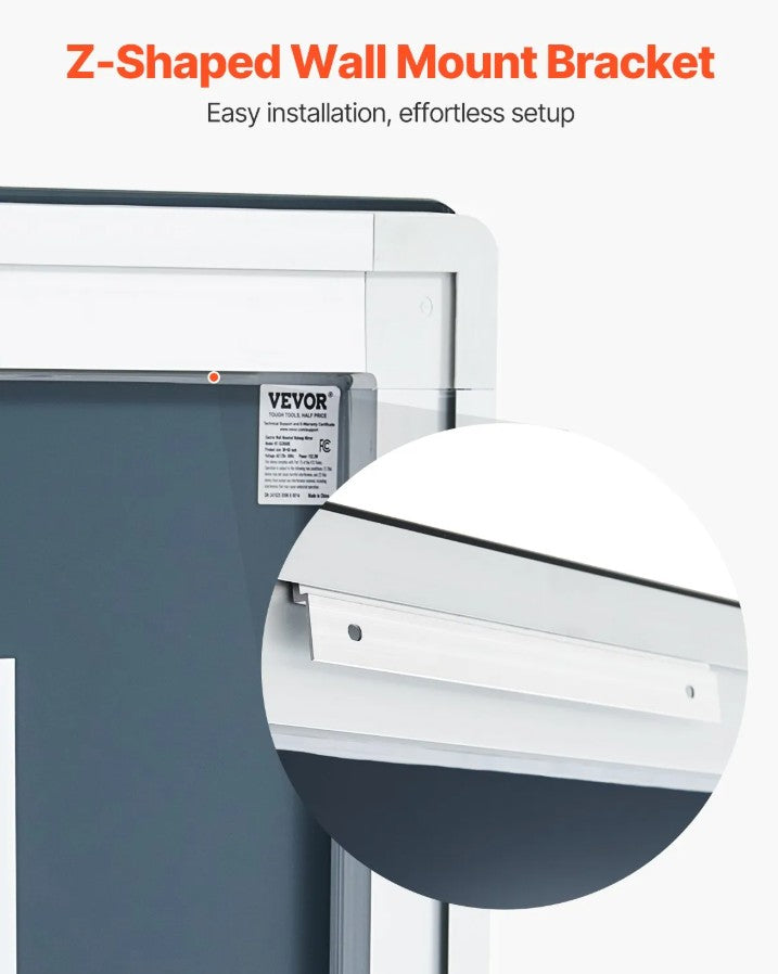 Vevor LED Bathroom Mirror 36" x 72" Anti-Fog and Dimmable Lighting New