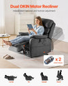 Vevor Power Lift Recliner Chair Dual Motors with Heat and 8 Massage Modes New