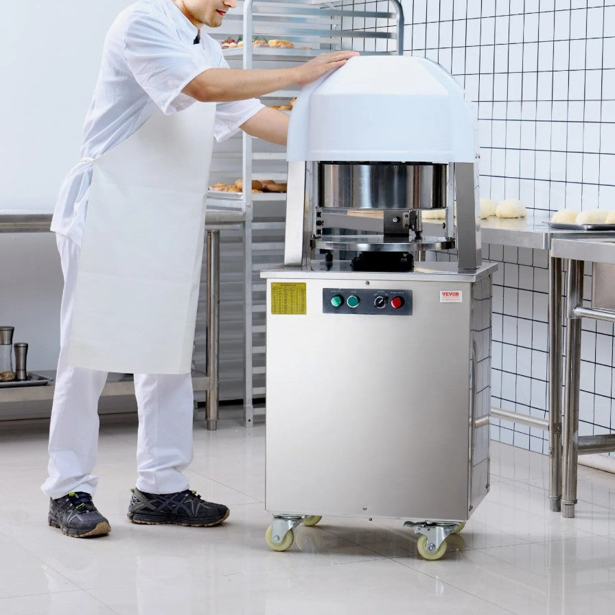 Vevor Electric Dough Divider 20 Equal Portions Automatic Press Cutter New