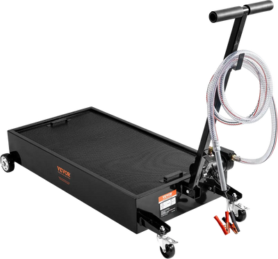 Vevor Oil Drain Pan 20 Gal. Low Profile 180W Electric Pump 8.2' Hose and Folding Handle New