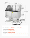 Vevor Dog Grooming Tub 50" Electric Lift Stainless Steel with Water Filter New