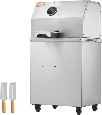 Vevor Electric Sugar Cane Juicer 800W with 3 Stainless Steel Rollers and Large Inlet New