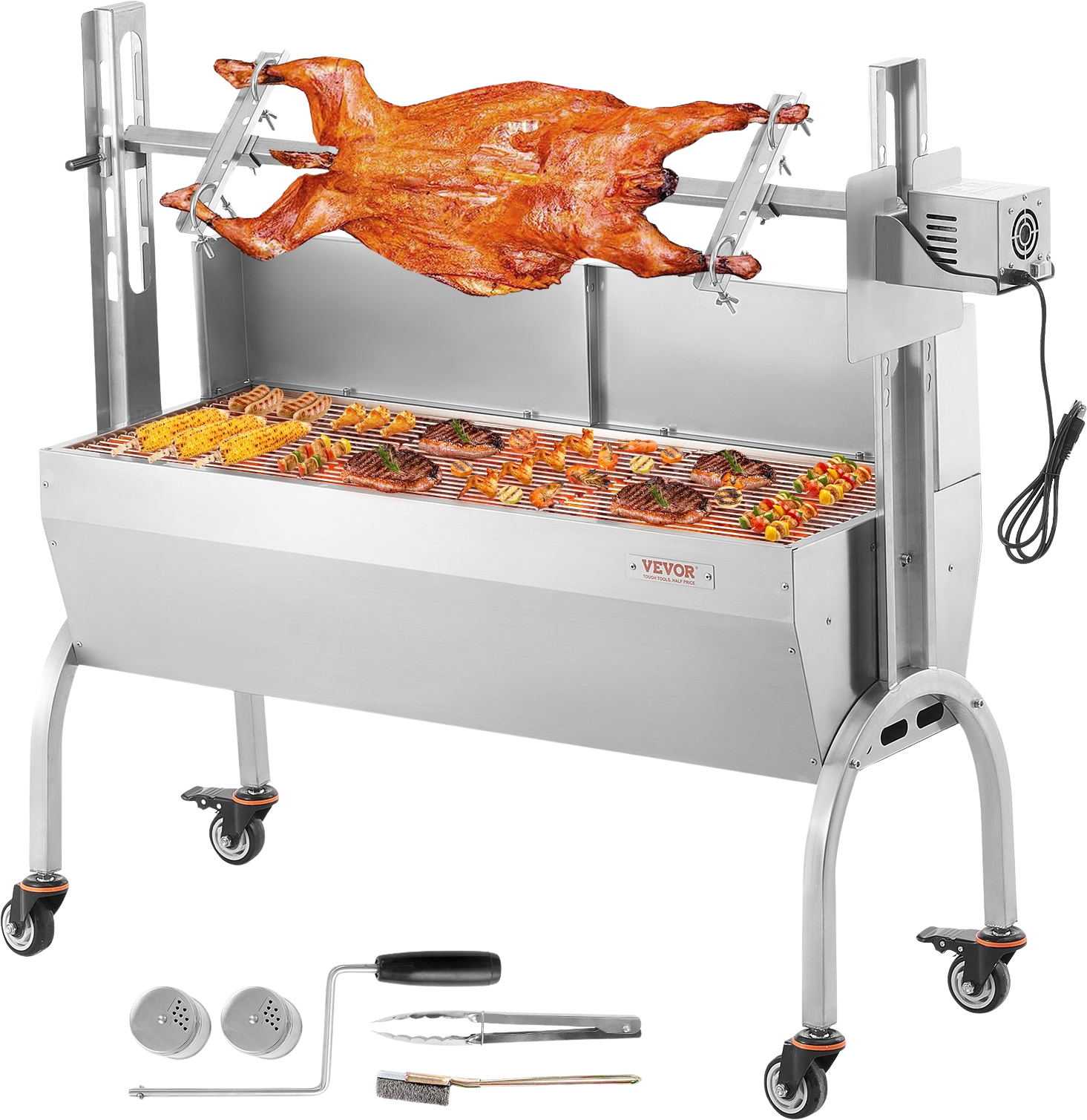 Vevor Spit Rotisserie BBQ Grill 46.6