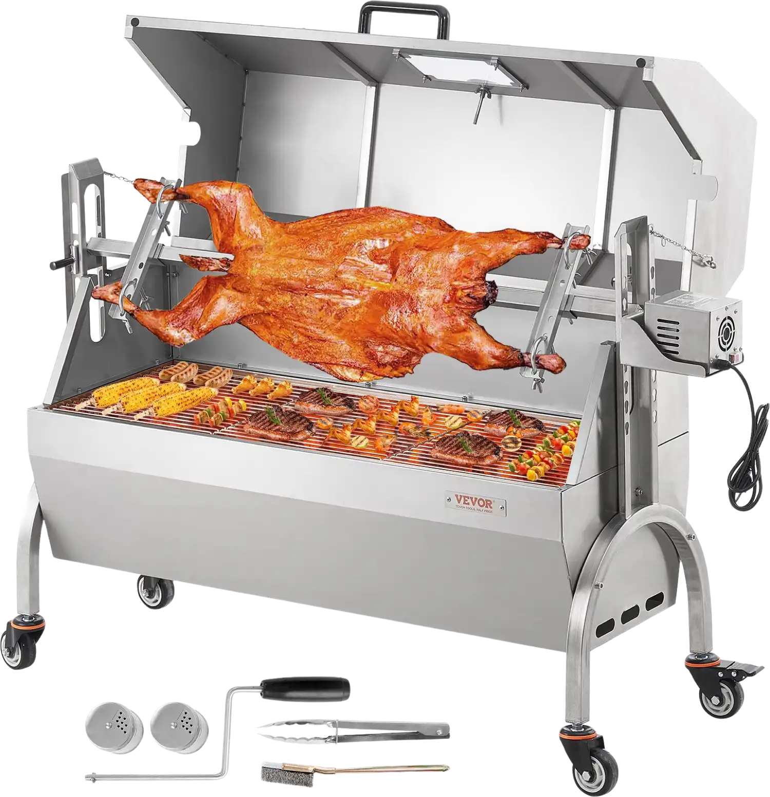 Vevor Spit Rotisserie BBQ Grill 46.6