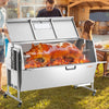 Vevor Spit Rotisserie BBQ Grill 56" 286 Lbs Capacity 60W Electric Roaster with Hooded Cover New