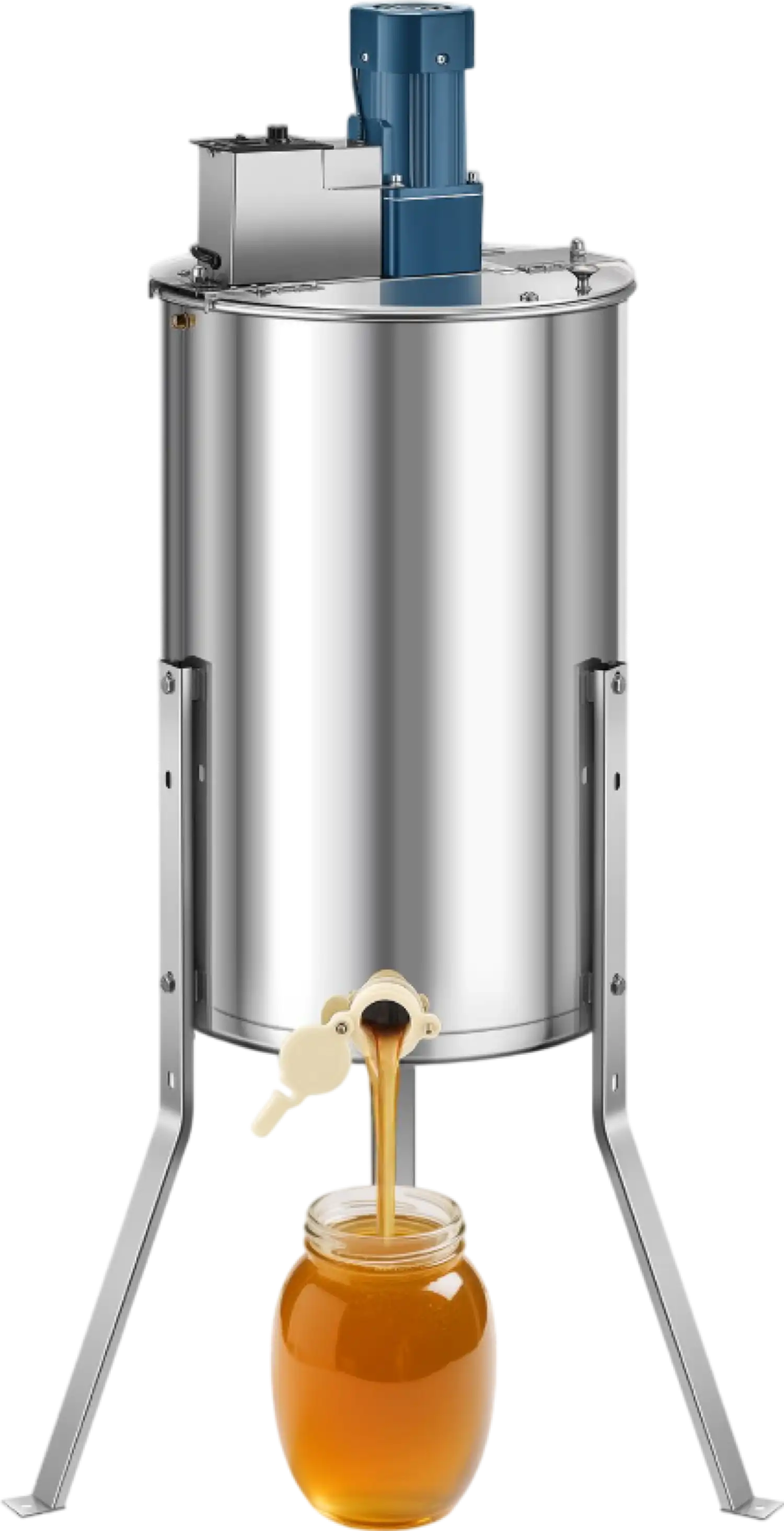 Vevor Electric 3-Frame Honey Extractor Stainless Steel Beekeeping Spinner with Adjustable Speed New