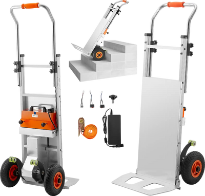 Vevor Electric Dolly 440 Lbs Stair Climbing System 400W Dual Speed with Adjustable Handle New