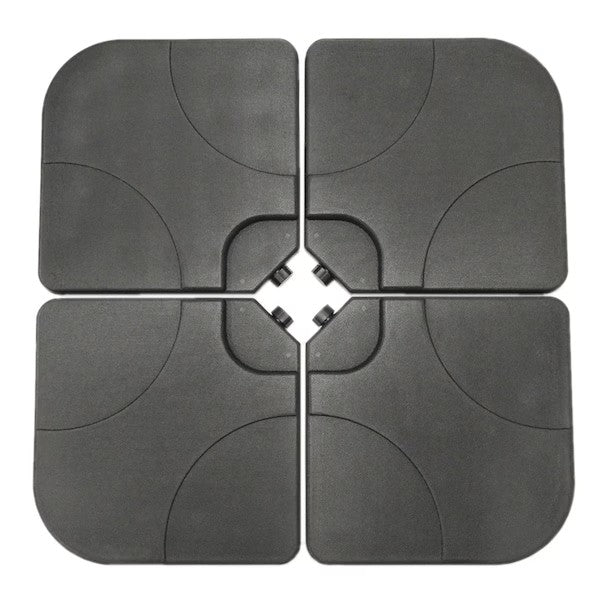 AZ Cantilever Umbrella Offset 10' with LED Lights and Base Set New