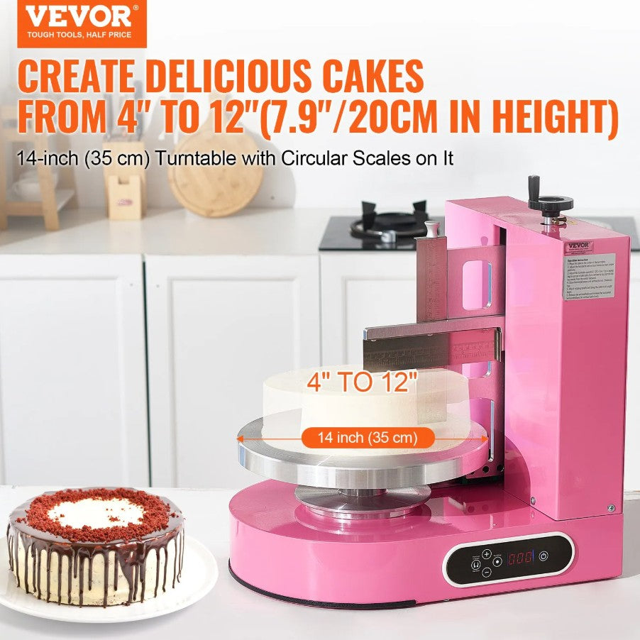 Vevor Cake Decorating Machine for 4"–12" Cakes with Adjustable Turntable New