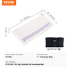 Vevor Far Infrared Heating Pad 72" x 24" Amethyst Gemstones Negative Ions and Adjustable Timer New