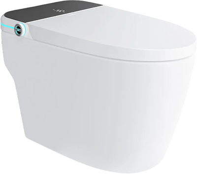 Yulika Smart Toilet with Tank Elongated 1.28 GPF Built-in Bidet LED Screen New