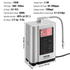 Vevor Water Ionizer Machine Home Alkaline Acid Filtration 5 Plate with 8000L Replaceable Filter New