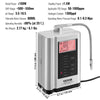 Vevor Water Ionizer Machine Home Alkaline Acid Filtration 7 Plate with 8000L Replaceable Filter New