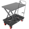 Vevor Hydraulic Lift Table Cart 500 Lbs Capacity Manual Single Scissor 28.5" Maximum Lift Height New