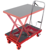 Vevor Hydraulic Lift Table Cart 500 Lbs Capacity Manual Single Scissor 28.5" Maximum Lift Height New