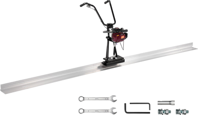 Vevor 4-Stroke Concrete Power Screed with 4' Aluminum Blade 1.6 HP Gas Motor New