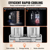 Vevor Commercial Cold Beverage Dispenser 3.17 Gal. 12 L 3 Tanks 620W Stainless Steel New