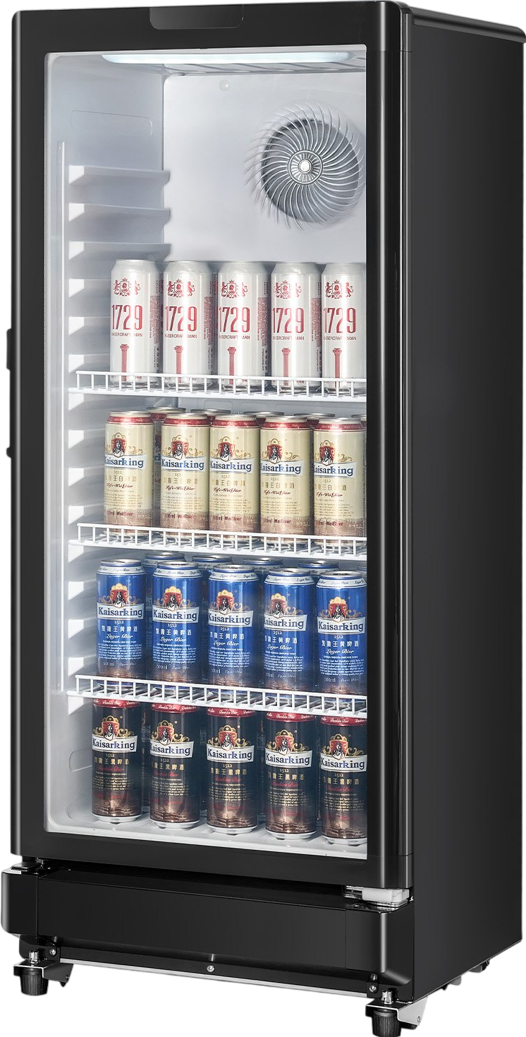Vevor Commercial Beverage Refrigerator 5.7 Cu. Ft. Glass Door LED Lighting and Adjustable Shelves New