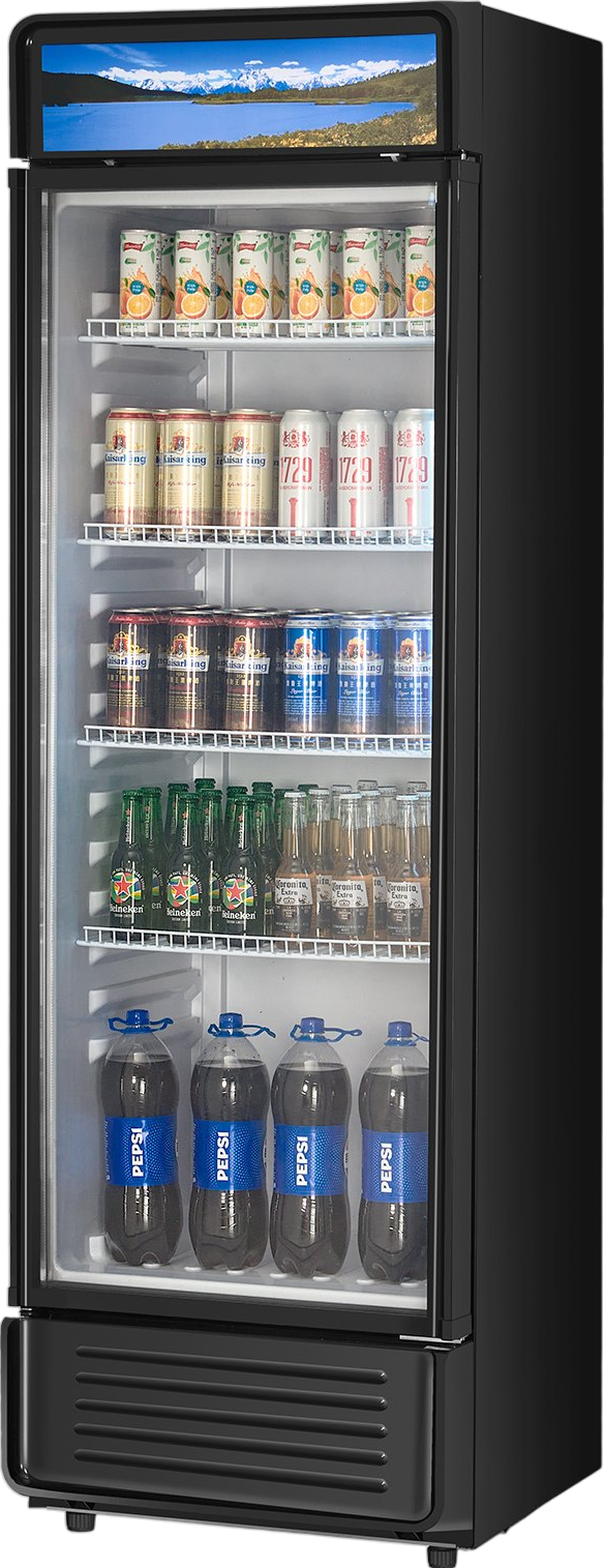 Vevor Commercial Beverage Refrigerator 13.3 Cu. Ft. Glass Door LED Lighting and Adjustable Shelves New