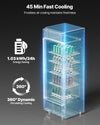 Vevor Commercial Beverage Refrigerator 6.9 Cu. Ft. Glass Door LED Lighting and Adjustable Shelves New