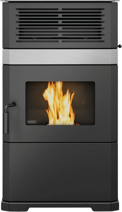 Drolet ECO-65R 2,600 Sq. Ft. Bottom Feed Pellet Stove 125 lb Hopper With Blower New