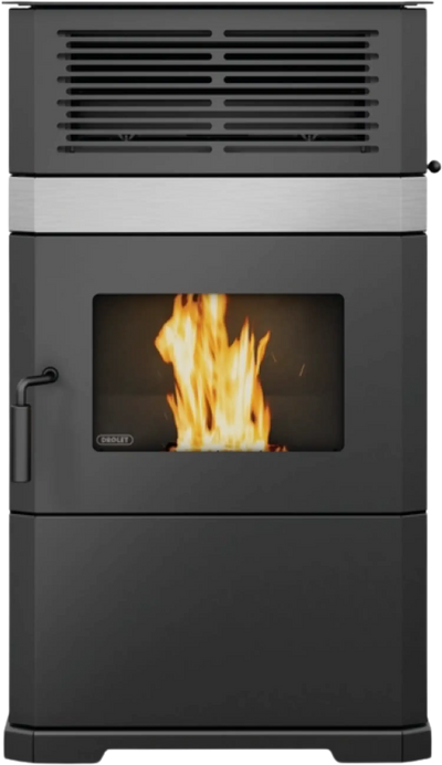 Drolet ECO-65R 2,600 Sq. Ft. Bottom Feed Pellet Stove 125 lb Hopper With Blower New