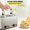 Vevor Cheese Warmer with Pump 4.8 Qt Capacity 1300W Stainless Steel Dispenser 86°F-230°F Temperature New