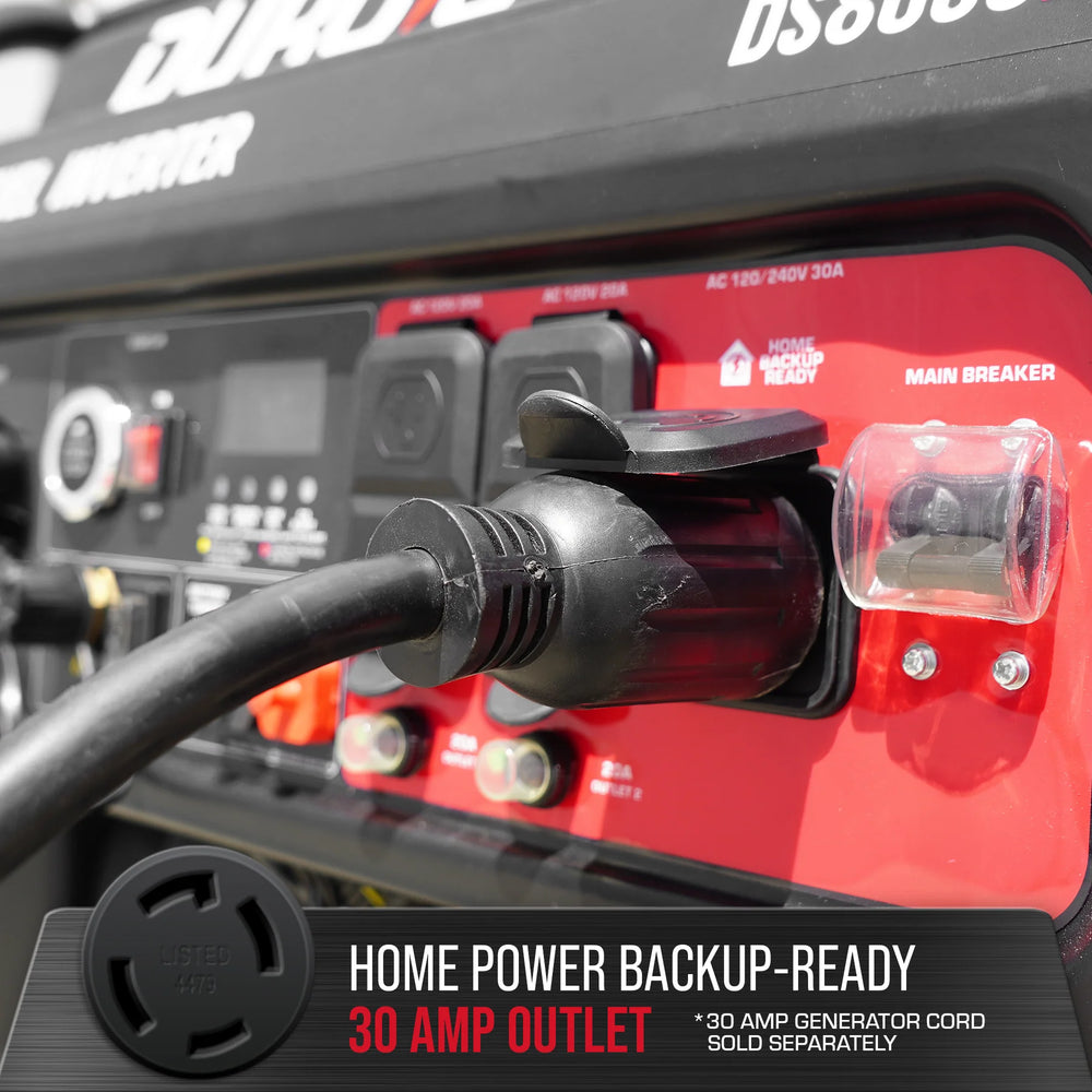 DuroStar DS8000iX Generator 6500W/8000W Dual Fuel Gas Propane Inverter Low THD CO Alert Remote Start New
