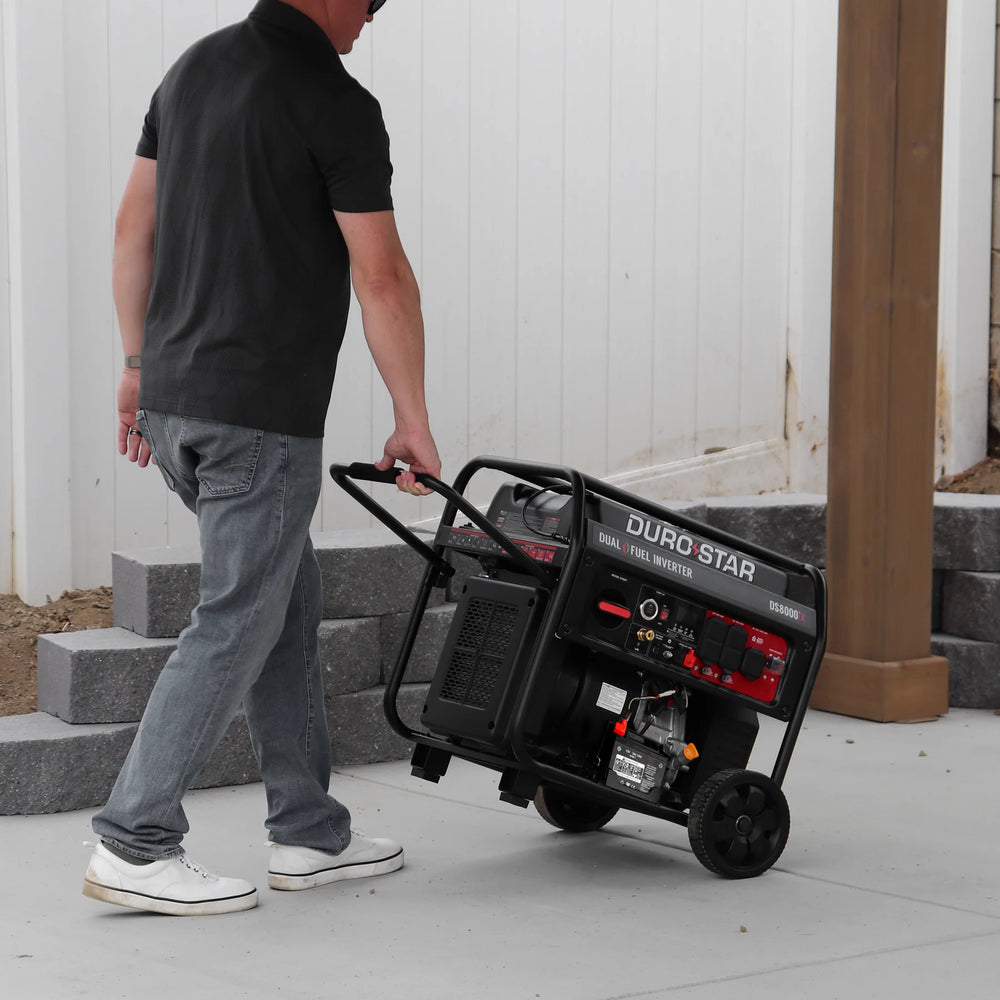 DuroStar DS8000iX Generator 6500W/8000W Dual Fuel Gas Propane Inverter Low THD CO Alert Remote Start New