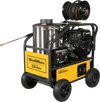 4000 PSI 4 GPM ZONSEN E-Start Engine Hot Water Pressure Washer with Hose Reel,  HPW40D