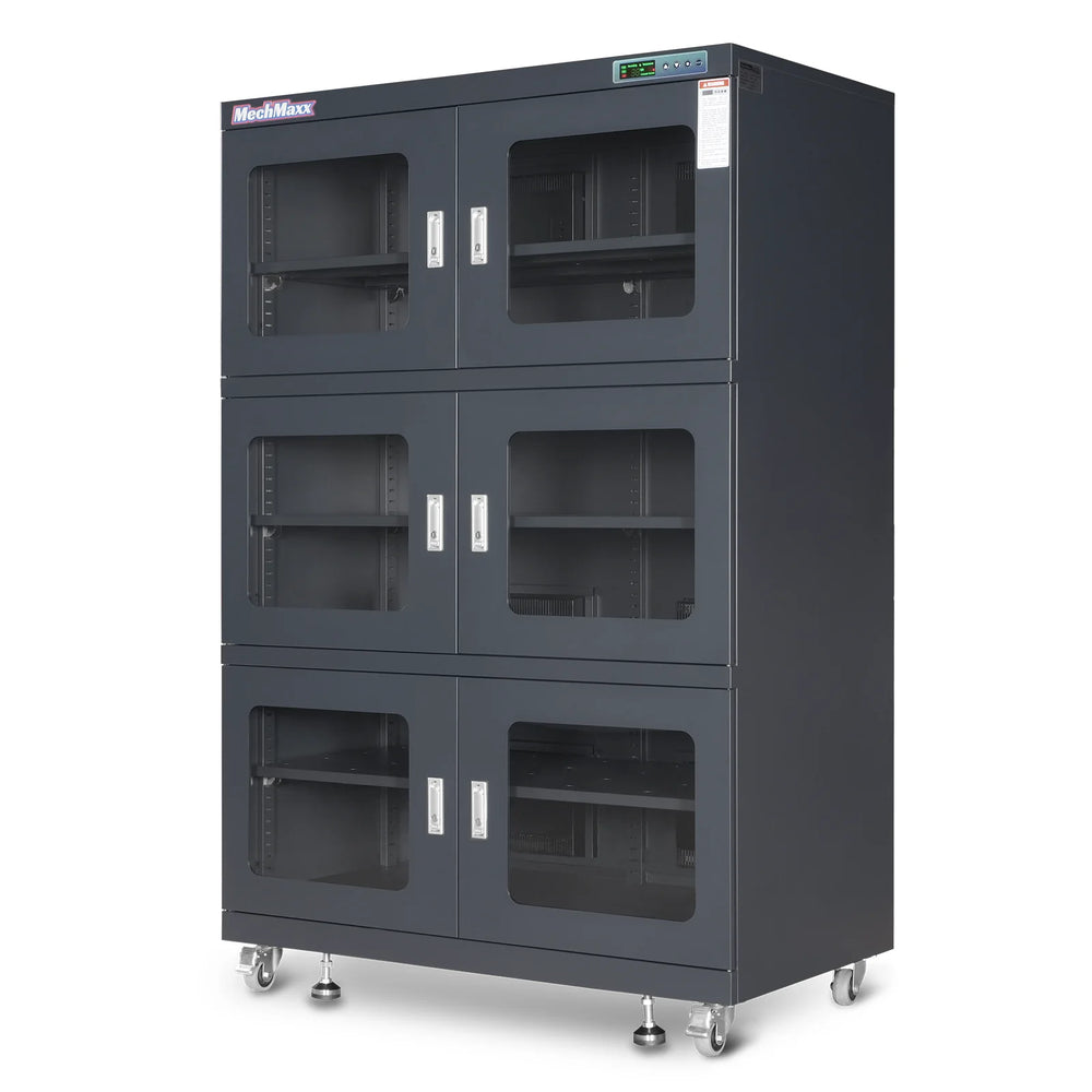 1-10% RH Electronic Dry Cabinet 1430L ESD Desiccator Cabinet Ultra-Low Humidity Storage,  EDC1430C-6