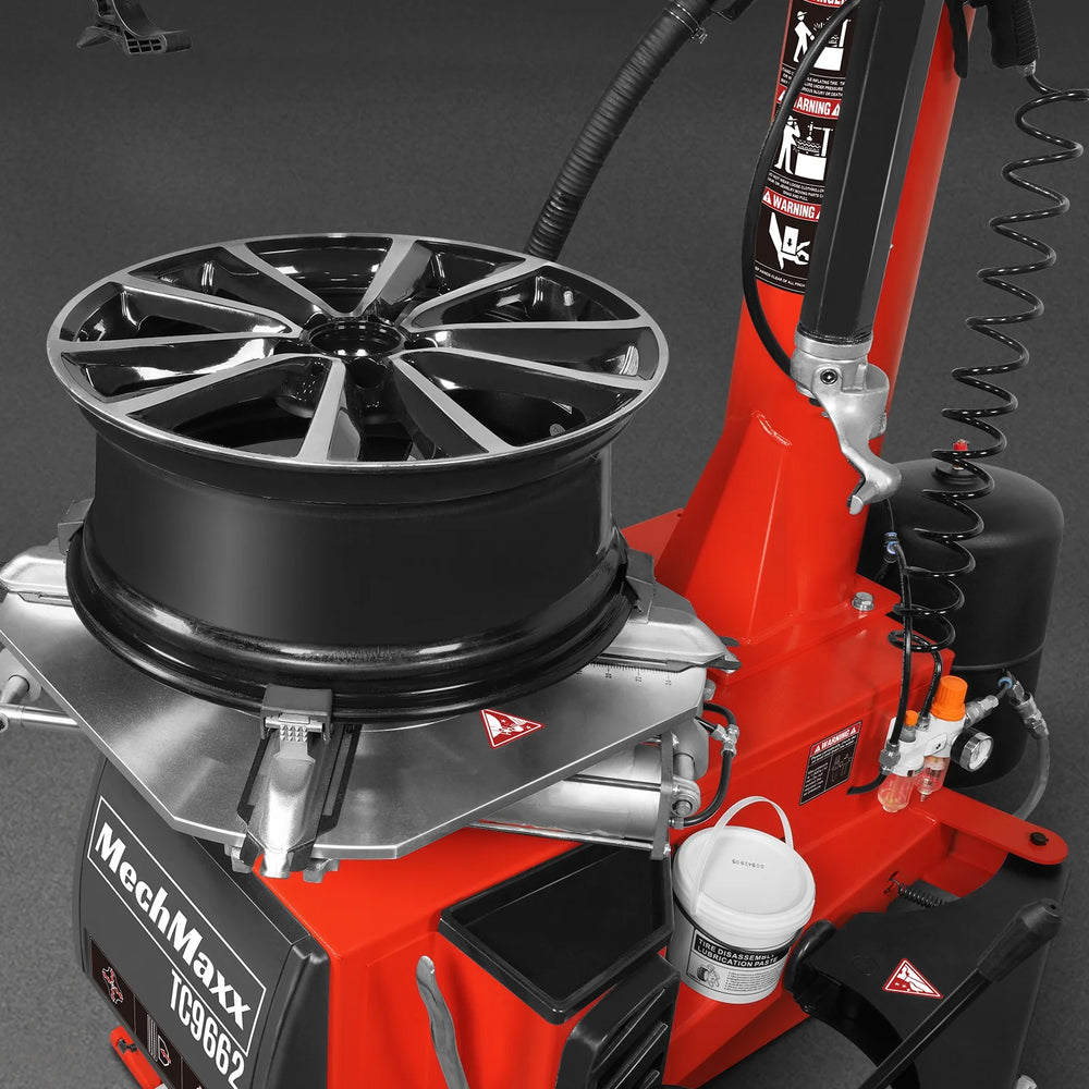 24" Rim Double Assist Arms Tire Changer Wheel Balancer Bundle,  TC9662,  WB855
