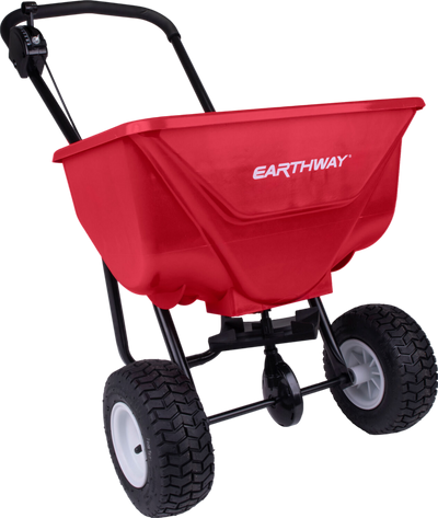 Earthway Broadcast Spreader 65 Lbs Hopper with Pneumatic Tires 2030P-Plus New