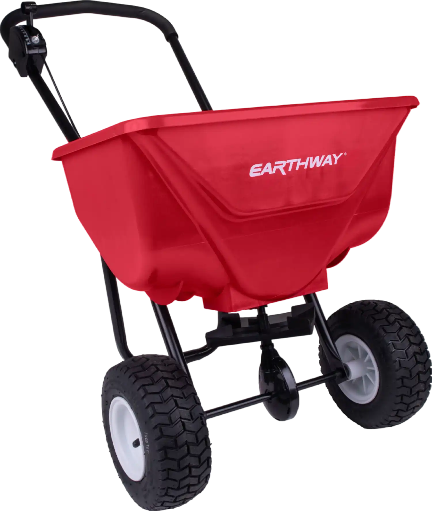 Earthway Broadcast Spreader 65 Lbs Hopper with Pneumatic Tires 2030P-Plus New
