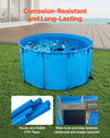 Vevor Round Canvas Fish Pond 818 Gal Above Ground PVC Koi Tank New
