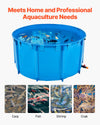 Vevor Round Canvas Fish Pond 818 Gal Above Ground PVC Koi Tank New