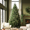 Vickerman Emerald Mixed Fir Artificial Christmas Tree 7.5' x 62" Warm White LED Lights New