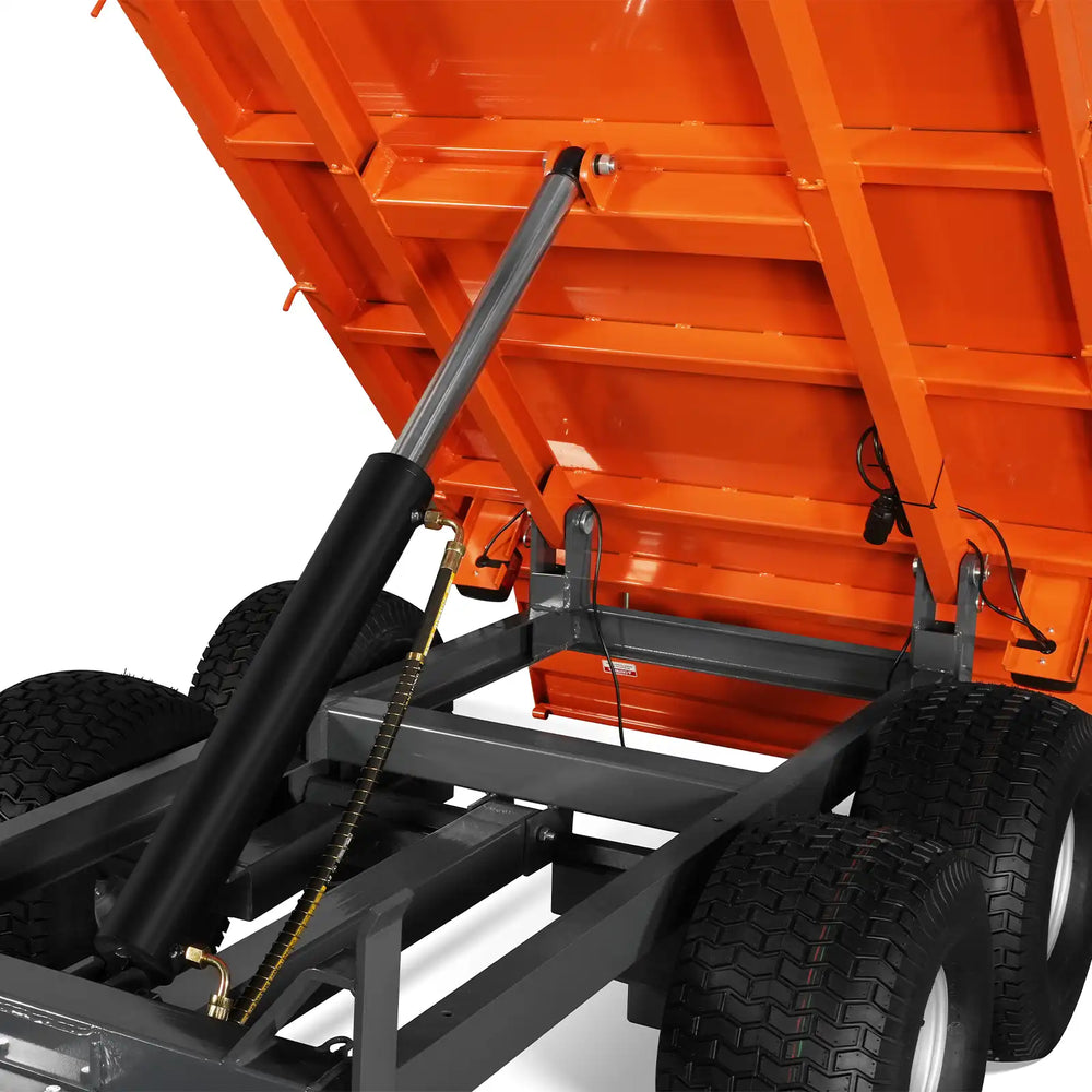 MechMaxx 2-Ton Capacity Heavy-Duty Dump Trailer,  DT4X8
