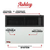 US Stove Ashley DVAG17-DF Wall Heater Dual Fuel Direct Vent 570 sq. ft. 17,000 BTU Furnace New