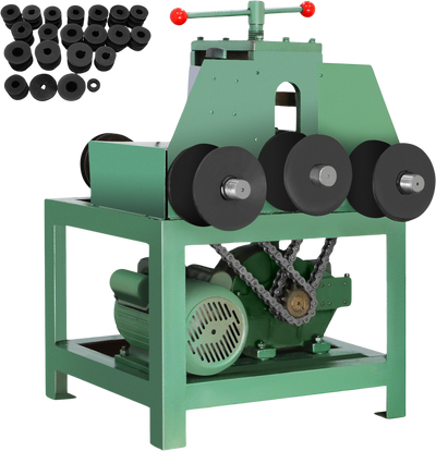 Vevor Electric Pipe Tube Bender 1500W 9 Round and 8 Square Die Set for Thin-Wall New