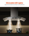 Vevor Wall Mount Range Hood 36" 800 CFM Ducted/Ductless Stainless Steel Touch and Gesture Control New
