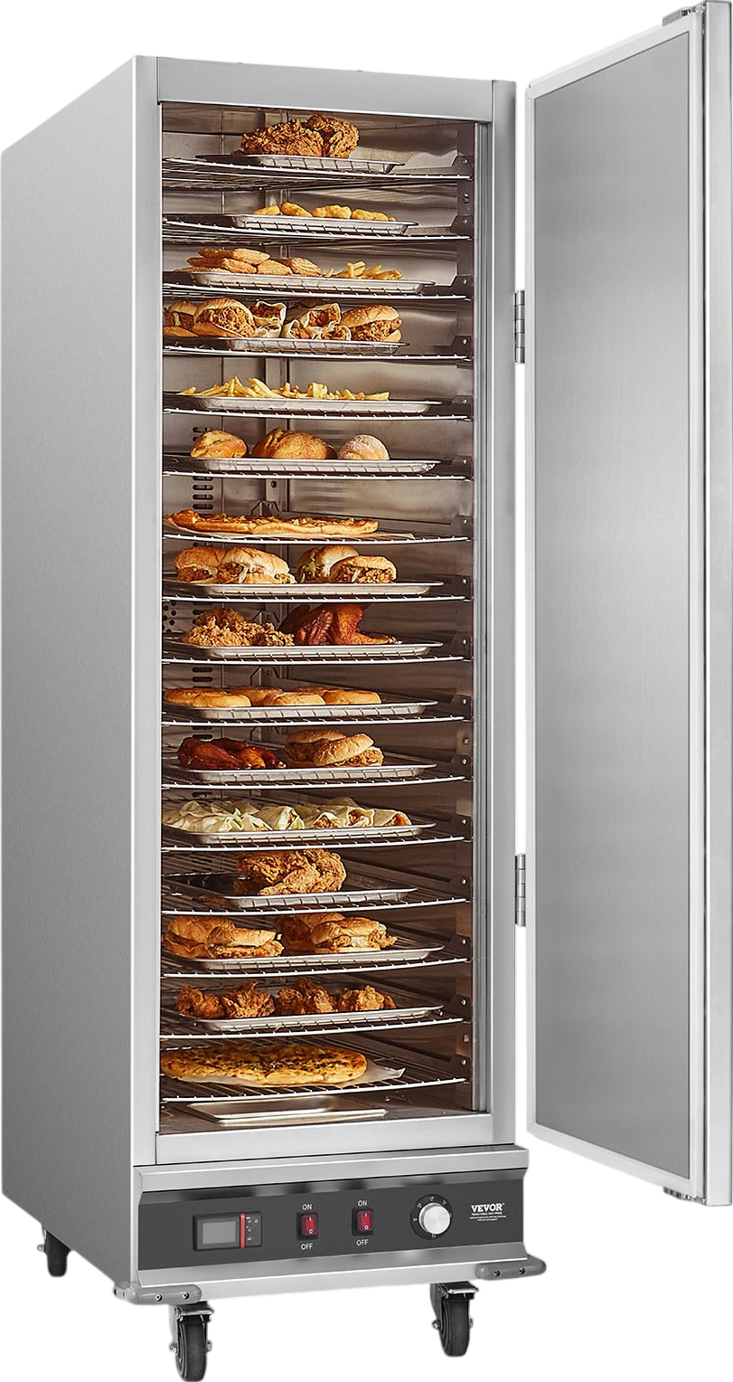 Vevor Food Warmer 16-Tier Cabinet Stainless Steel with Water Tray New