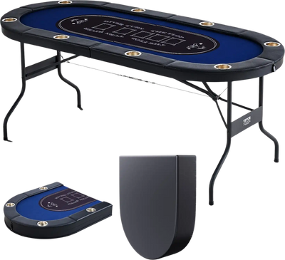 Vevor Poker Table 8-Player Foldable 72